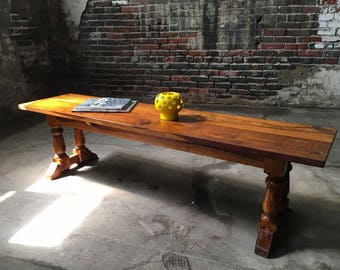 Mid century modern bench teak bench mid century coffee table danish modern teak bench
