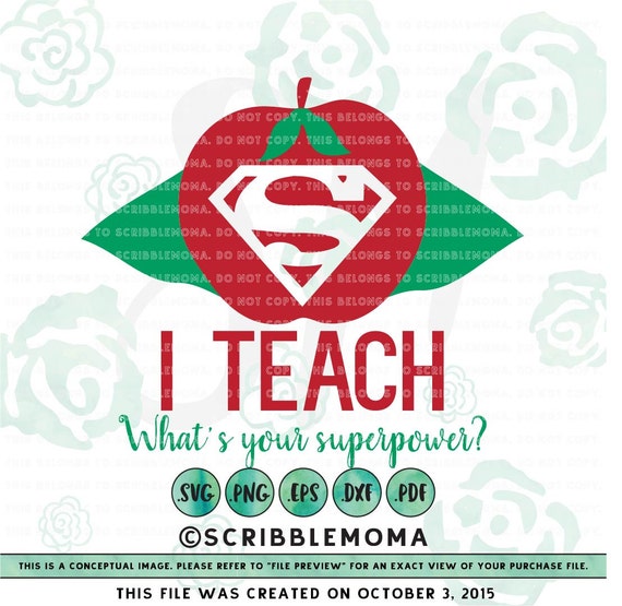 Download Super Teacher SVG for Cricut Teacher svg Back to School svg