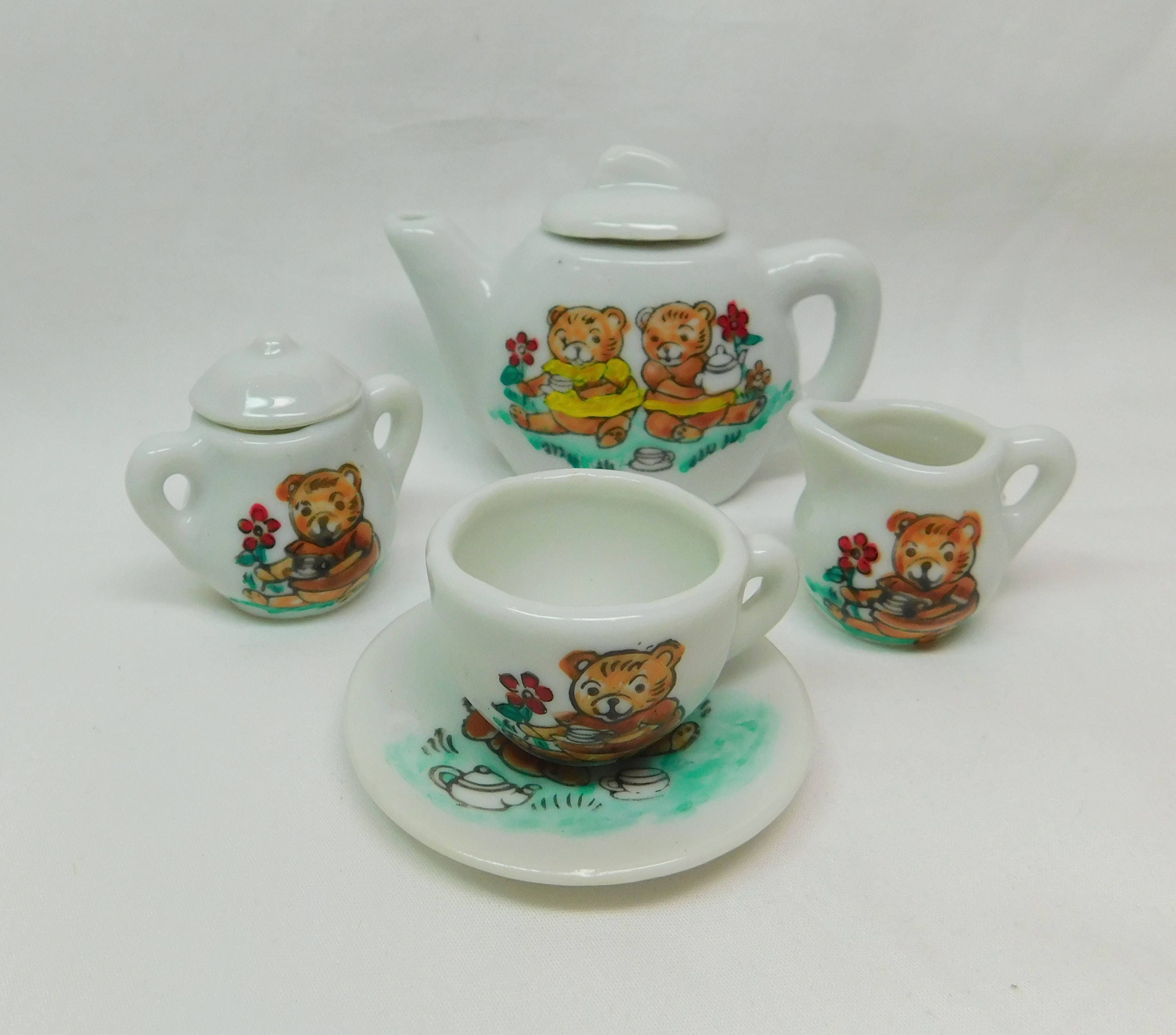 pooh bear tea set