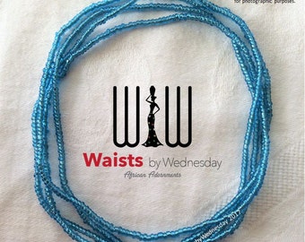 Aquamarine African Waist Beads