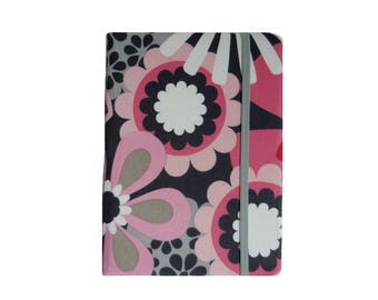 Kindle Paperwhite Case, Kindle Paperwhite Cover Hardcover, Kindle Case, Amazon Kindle Fire HD 6 7 8, Kindle Cover, Pink Gray Flowers Dots