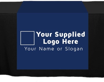 Full Color Table Runner with Your Logo - 30" x 80" - Any Color!