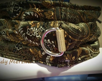Oh My Hair Protective Dog Collar "Juniper Garden"