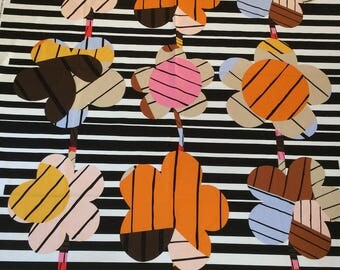 Marimekko Sommar cotton fabric, 1 yard, from Finland