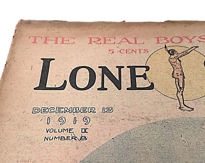 Lone Scout - Travel Their Way or Ours - The Real Boys Magazine December 13 1919 - Perry Emerson Thompson,