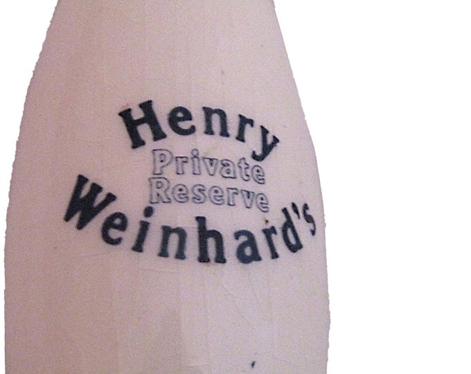 Vintage Henry Weinhards Beer Tap Handle | Ceramic Private Reserves Beer Tap | Retro Man Cave Beer Tap