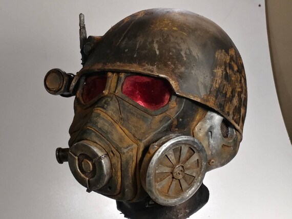 Items similar to NCR Ranger Fallout New Vegas Helmet and Gas Mask on Etsy