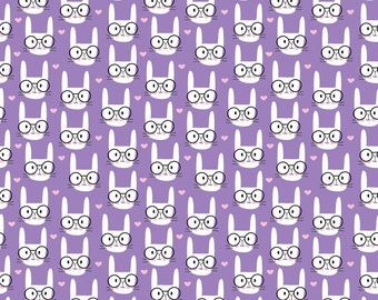 1973 Nerd Bunny Adhesive Vinyl, Abstract Heat Transfer Vinyl, Oracal Vinyl, Craft Vinyl, HTV, Printed Vinyl