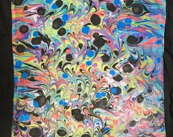 Fabuloso Marbled Psychedelic Tapestry Wall Hanging