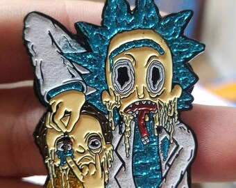Rick dosing Morty Pin