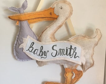 Baby stork | Etsy