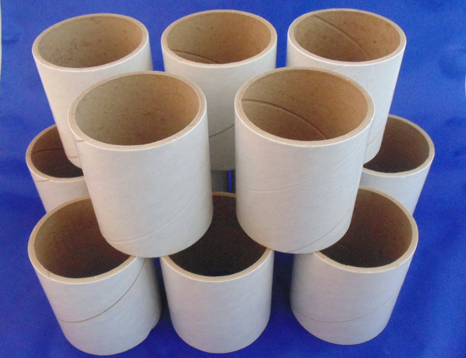 12 Heavy Duty Cardboard Tape Roll Cores Cylinders Arts And