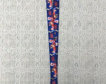 Wreck It Ralph Lanyard / Fix It Felix / Vanellope Von Schweetz / Sgt Calhoun / ID Tag