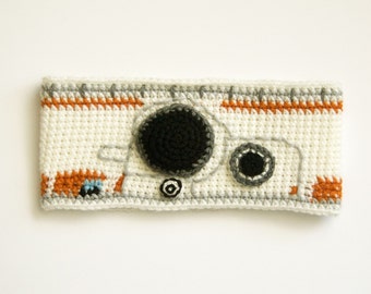 BB-8 Star Wars Crochet Headband | BB-8 Costume Hat