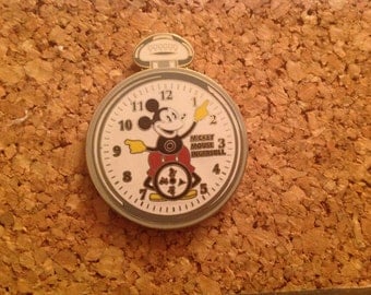 Mickey Mouse Ingersoll Watch Face Pin Disneyland