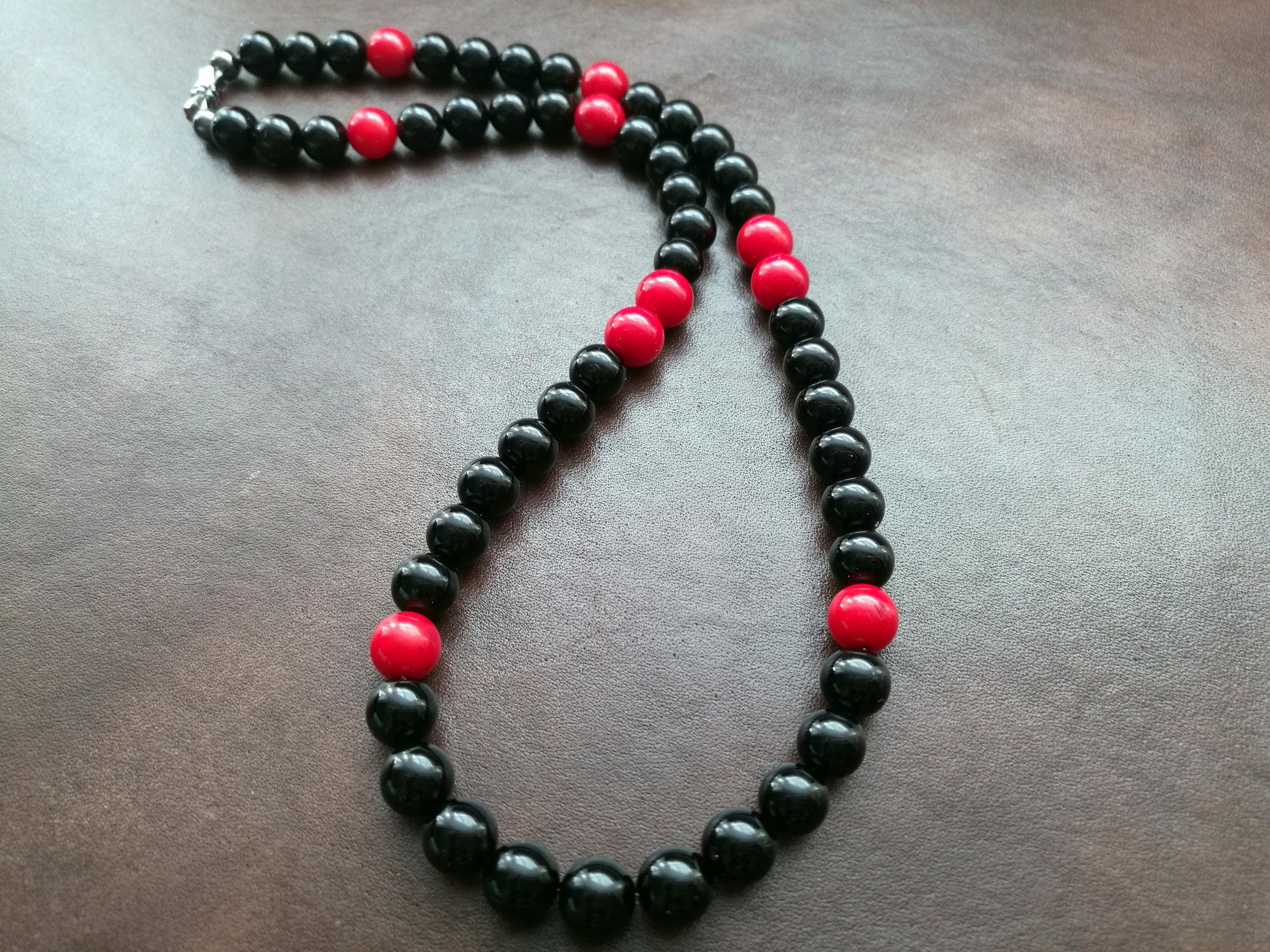 EXPRESS SHIPPING Mens Healing Stones Necklace Black Onyx