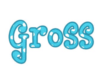 Boyz R Gross Applique Machine Embroidery Monogram Alphabet Designs 9 Size Bx Embroidery Applique Fonts - INSTANT DOWNLOAD