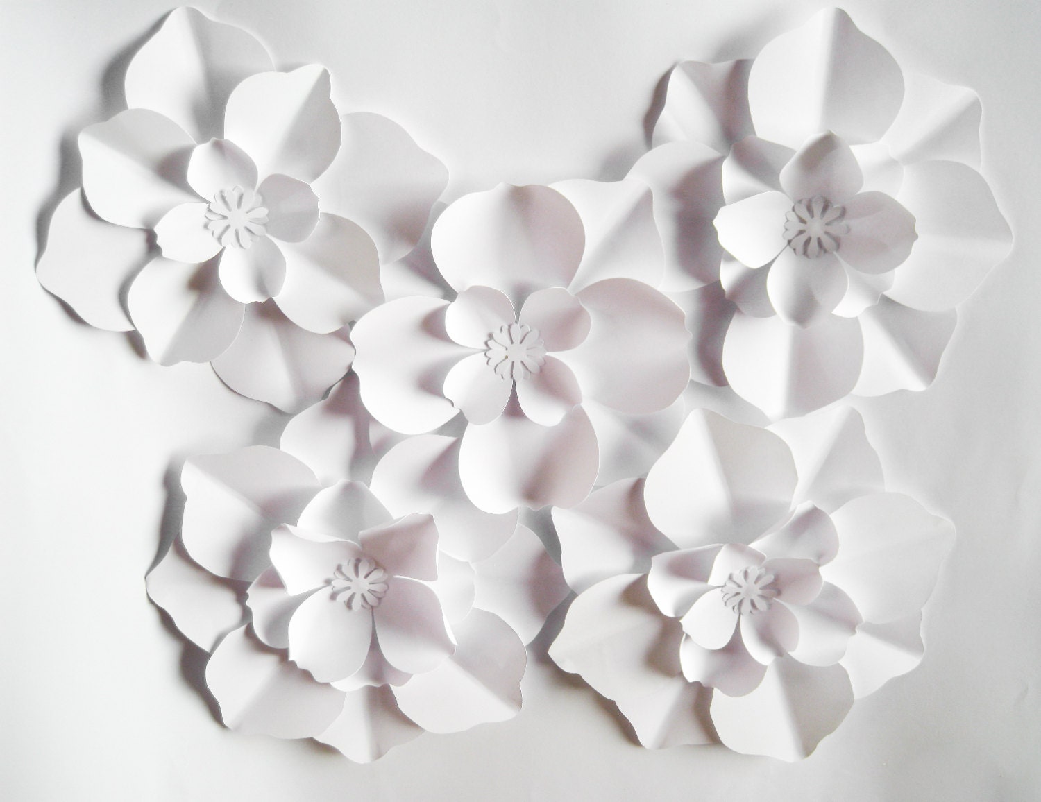 White Flower Wall Decor 5 white paper flowers big paper flowers arch flowers wall White Flower Wall Decor 5 white paper flowers big paper flowers arch flowers wall