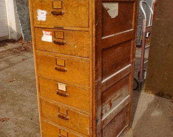 Wooden File Cabinet 6 Drawer