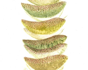 Abstract fish art | Etsy