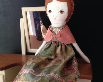 OOAK Rag Doll / Handmade Rag Doll / Fabric Dolls /Custom Made Cloth Dolls / Dolls / Spoon Ragdoll / Children's Toys / Stuffed Lovies
