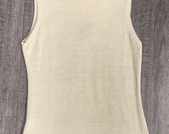Vintage Koret of California Sleeveless Shimmer Sweater