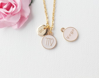 Virgo Zodiac Sign Astrology Necklace, Virgo necklace, star sign necklace, star sign necklace, august and september birthday / GFDISCVIRGO