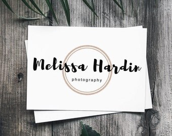 OOAK logo, Logo Design, Photography logo, PremadeLogo, Business Logo, watermarks, watercolor logo design, rose gold logo | EmaBaranDesign