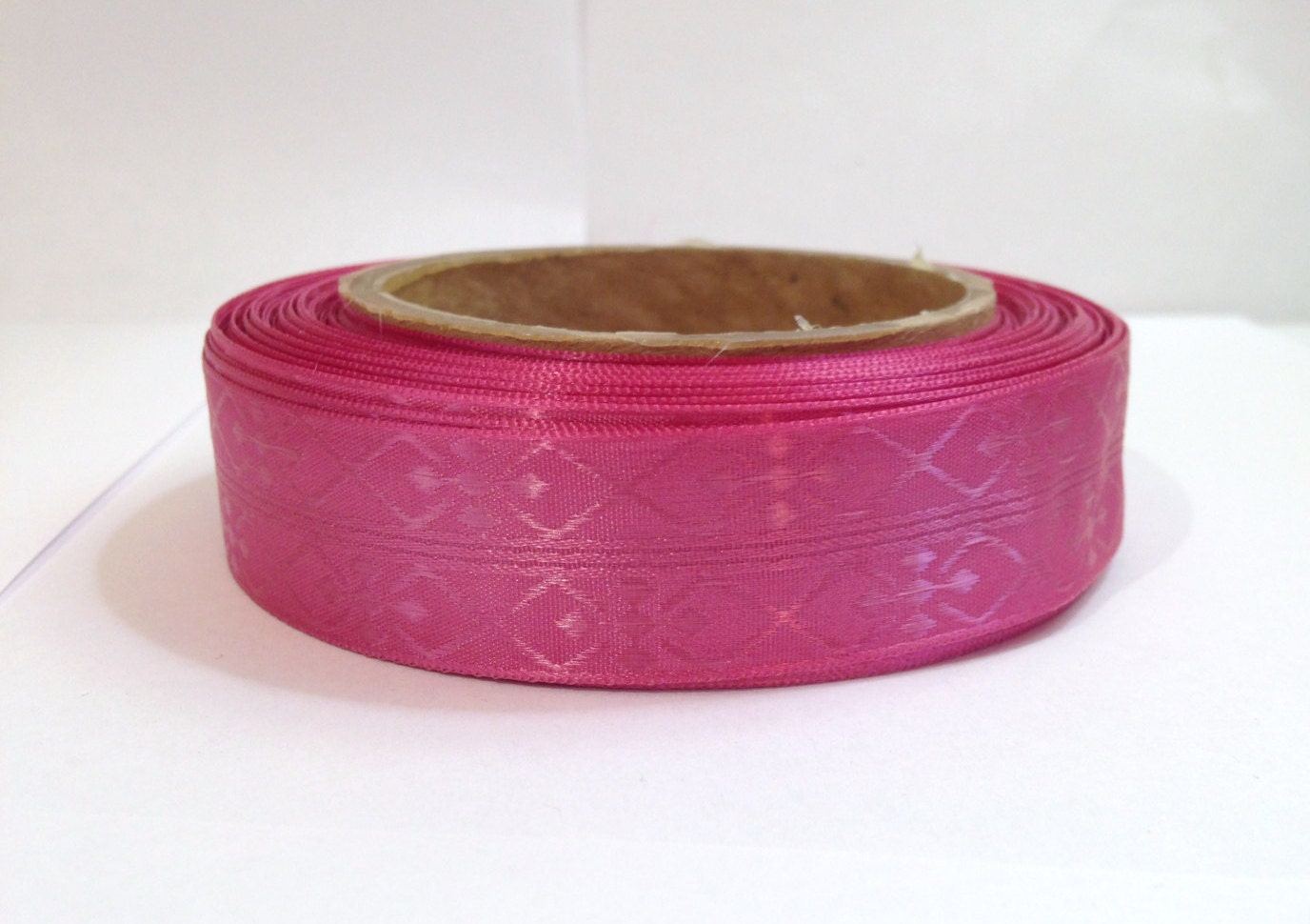 Destash ribbon ribbon pink ribbon roll of ribbon by MuttStuffnc