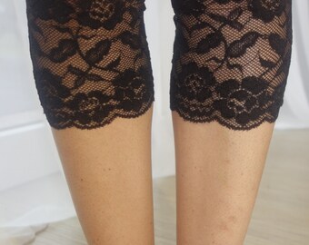 Black Lace Boot Cuffs Black Lace Leg Warmers Lace boot cuffs black cuffs Black lace boots Leg warmers Lace boot socks Lace boot toppers
