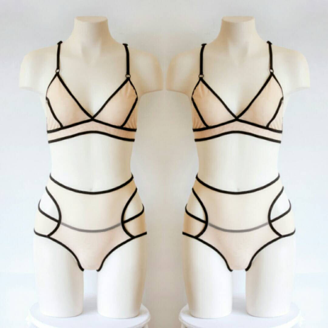 nude bralette