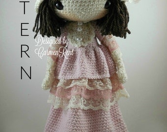 Dorle- Amigurumi Doll Crochet Pattern PDF