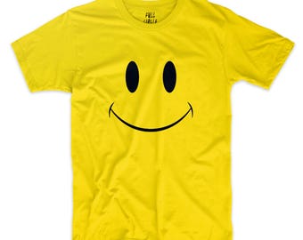Yellow emoji shirt | Etsy