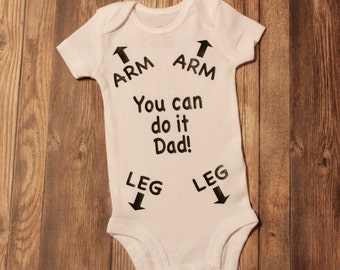 Funny Baby Shower Gifts - Funny Baby Clothing - Funny Baby Gift - Gift For Baby Boy - Gift For Baby Girl - Baby Shower Gift - New Dad