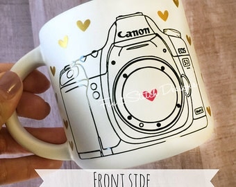 Canon Camera Mug - Photography Mug - Camera Mug- Canon - Canon Camera Mug - Coffee Mug- Photography - Photographer - Coffee - Mugs