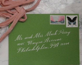 Custom Envelope Calligraphy : Eve Style