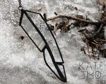 Feather necklace, Shaman necklace, Ethnic necklace, Boho necklace, Native american necklace, Mens necklace, Gypsy necklace, Shaman jewelry