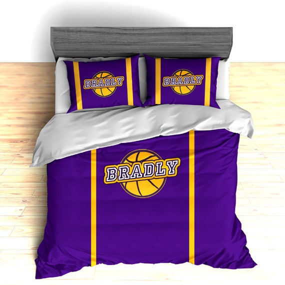 Lakers Basketball Bedding Basketball Duvet Basketball
