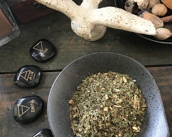 Breathe Deep Loose Leaf Herbal Tea / Cold & Flu Tea / Peppermint Tea/ Cough Sore Throat Congestion Tea / 100% Organic Caffeine Free / Vegan