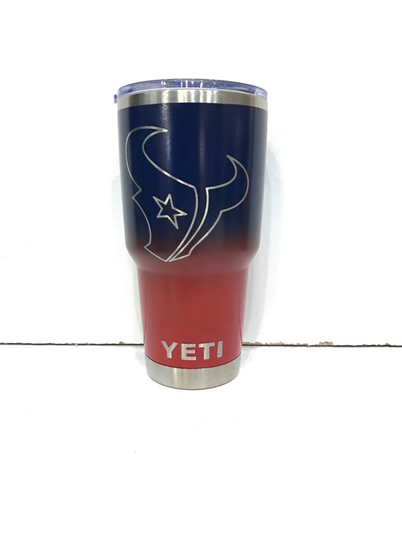 Houston Texans YETI Cup Custom Powder Coated 30 by batreasures85