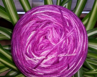 Hand-dyed wool and bamboo