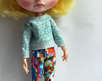 SET: sweater & tights for Blythe doll