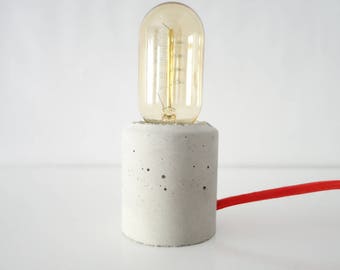 Concrete Lamp "Base", Desk lamp, Table lamp, concrete light