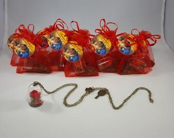 Belle Party Favor SET 10 - Beauty and the Beast Party Favor - Beauty and the Beast Party Favor - Girl Birthday - Shower - Wedding - Bridal