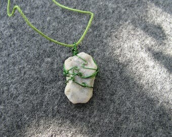 Magical Moonstone Wire Wrapped Pendant