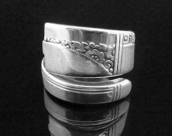 Spoon Ring, Caprice 1937, Silver Thumb Ring