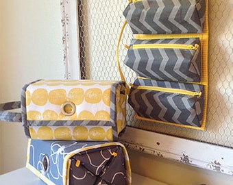 Rollie Pollie Organizer - PDF sewing pattern - cozy nest design