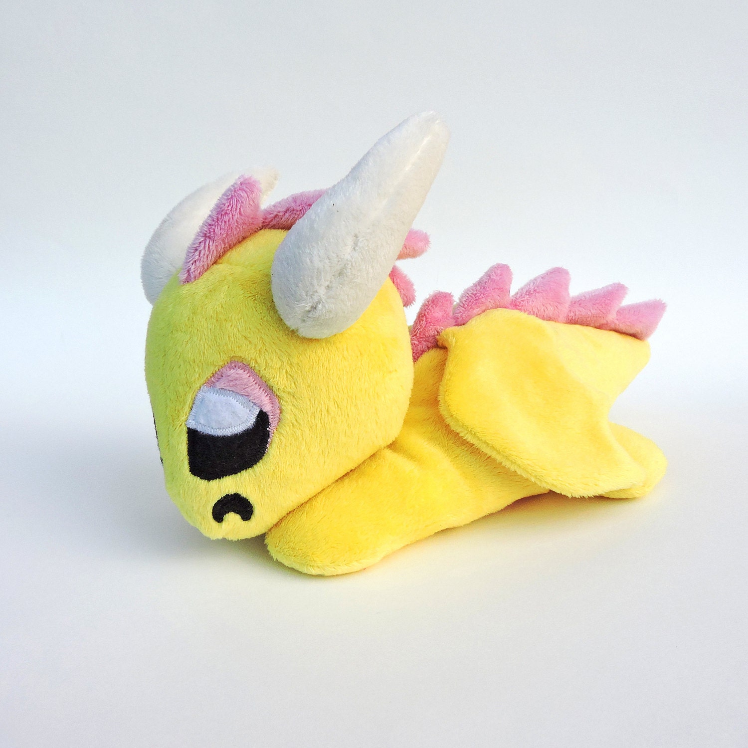 pink plush dragon