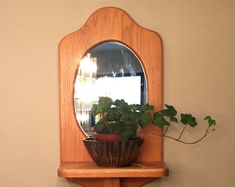 Wall Mirror With Shelf mirror with shelf | etsy Wall Mirror With Shelf mirror with shelf | etsy