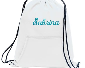 Drawstring Bag, Cinch Bags, Personalized Cinch Bags, Sweatshirt Drawstring Bag, Drawstring Backpack, Gym Bags, Personalized Gifts, Girls Bag